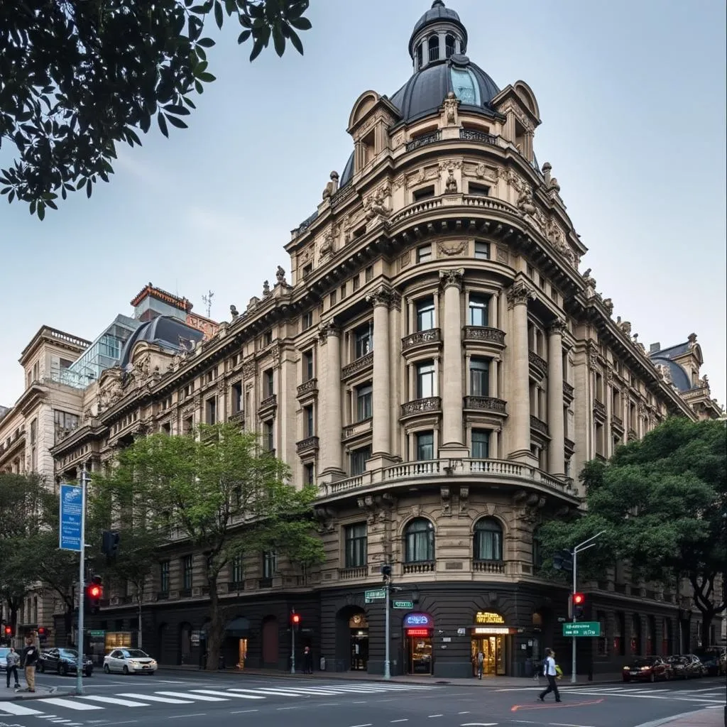 Edificio emblemático de Buenos Aires, simbolizando el mercado local